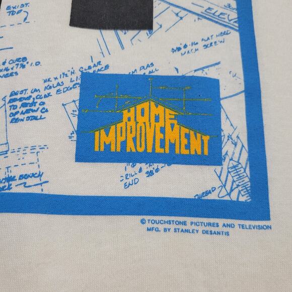 Vintage 90s Home Improvement TV Promo Single Stitch Stanley Desantis T Shirt XL - Picture 3 of 12